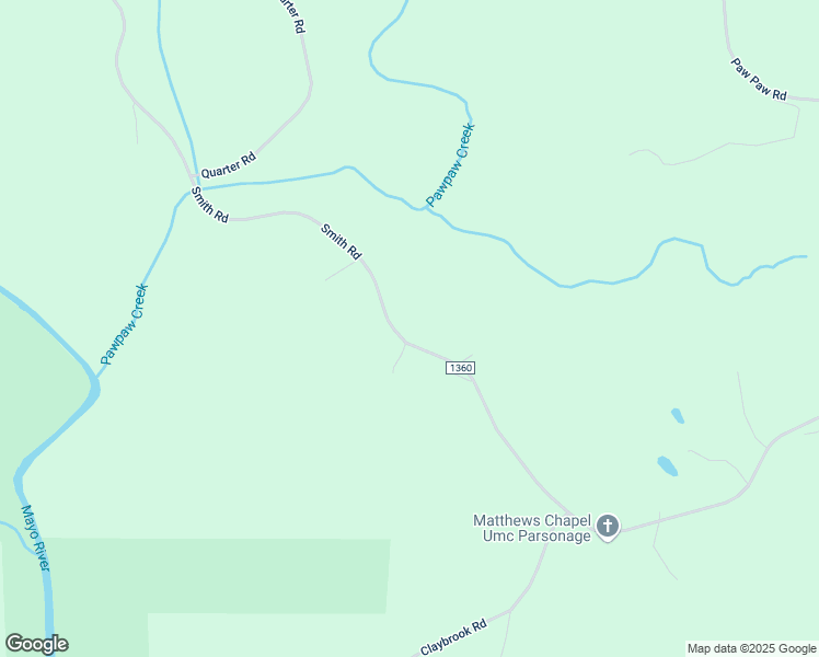 map of restaurants, bars, coffee shops, grocery stores, and more near 1338 Smith Road in Stoneville