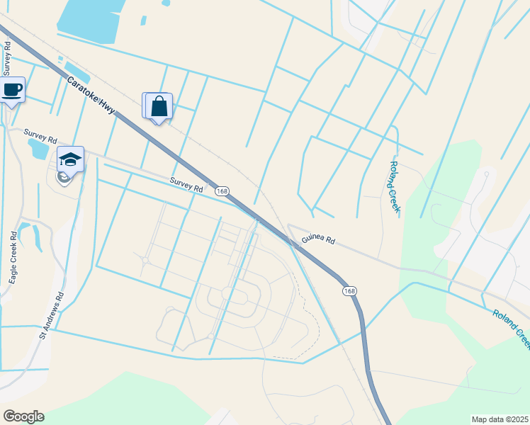 map of restaurants, bars, coffee shops, grocery stores, and more near 1059 Caratoke Highway in Moyock