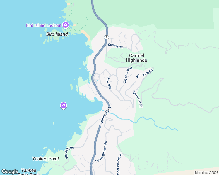 map of restaurants, bars, coffee shops, grocery stores, and more near 110 Pine Way in Carmel