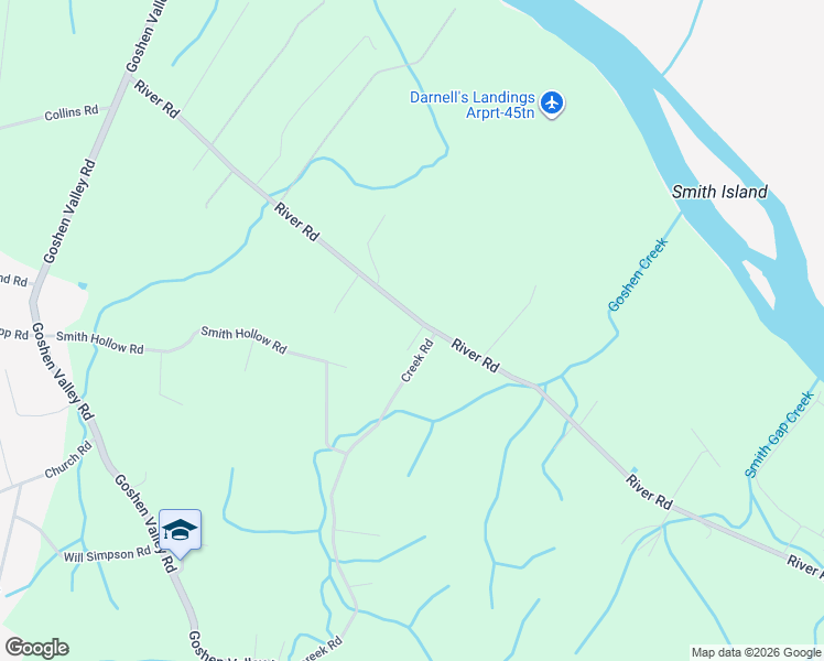 map of restaurants, bars, coffee shops, grocery stores, and more near 390 River Road in Church Hill