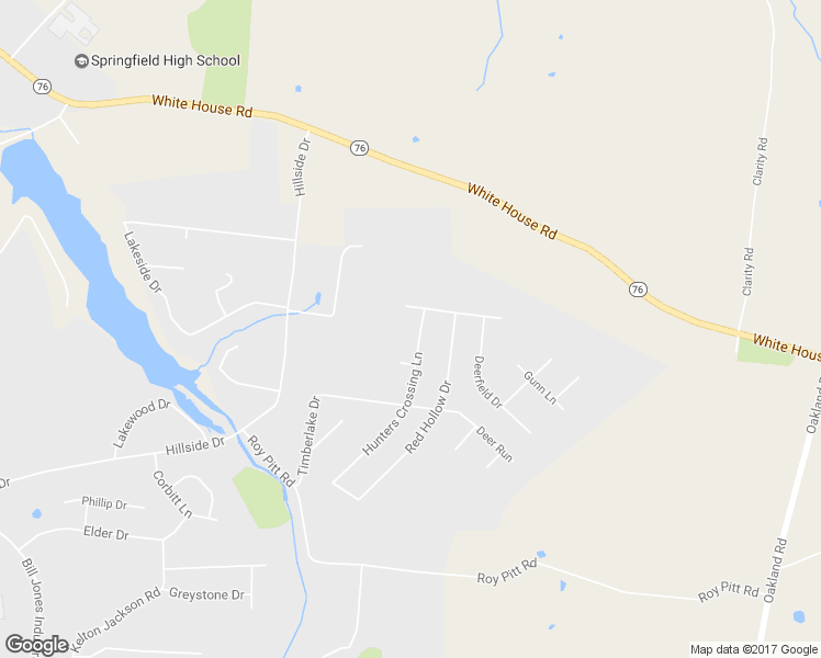 map of restaurants, bars, coffee shops, grocery stores, and more near 749 Hunters Crossing Lane in Springfield