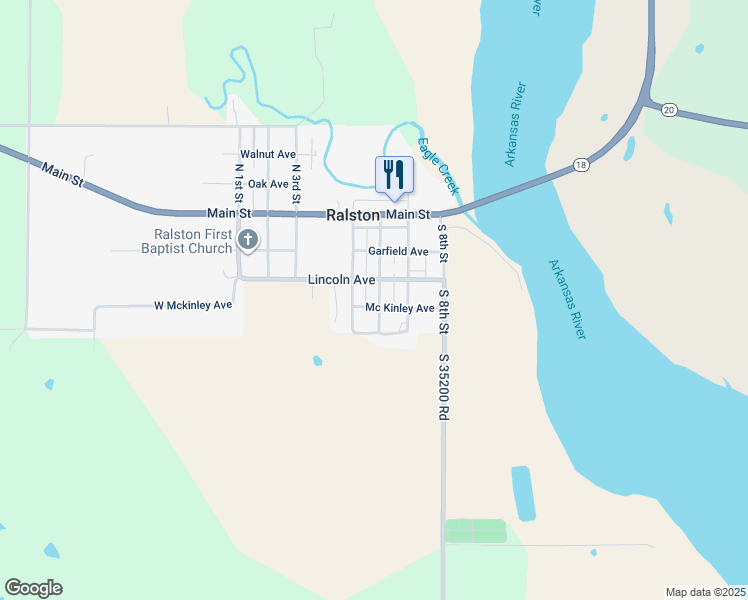 map of restaurants, bars, coffee shops, grocery stores, and more near 515 Mc Kinley Avenue in Ralston