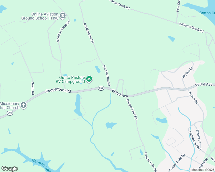 map of restaurants, bars, coffee shops, grocery stores, and more near 2570 Coopertown Road in Oneida