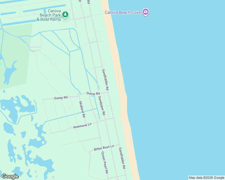 map of restaurants, bars, coffee shops, grocery stores, and more near 2023 Sandfiddler Road in Corolla