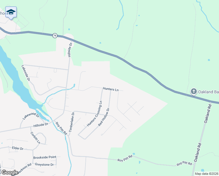 map of restaurants, bars, coffee shops, grocery stores, and more near 699 Red Hollow Drive in Springfield