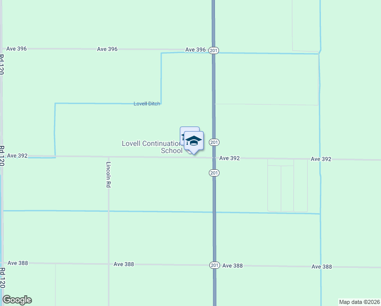 map of restaurants, bars, coffee shops, grocery stores, and more near 12724 Avenue 392 in Cutler