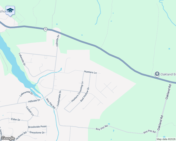 map of restaurants, bars, coffee shops, grocery stores, and more near 699 Red Hollow Drive in Springfield