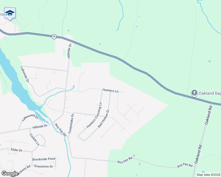 map of restaurants, bars, coffee shops, grocery stores, and more near 699 Red Hollow Drive in Springfield