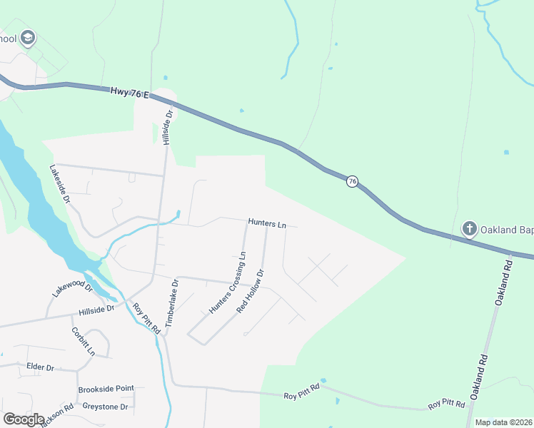 map of restaurants, bars, coffee shops, grocery stores, and more near 5563 Tennessee 76 in Springfield