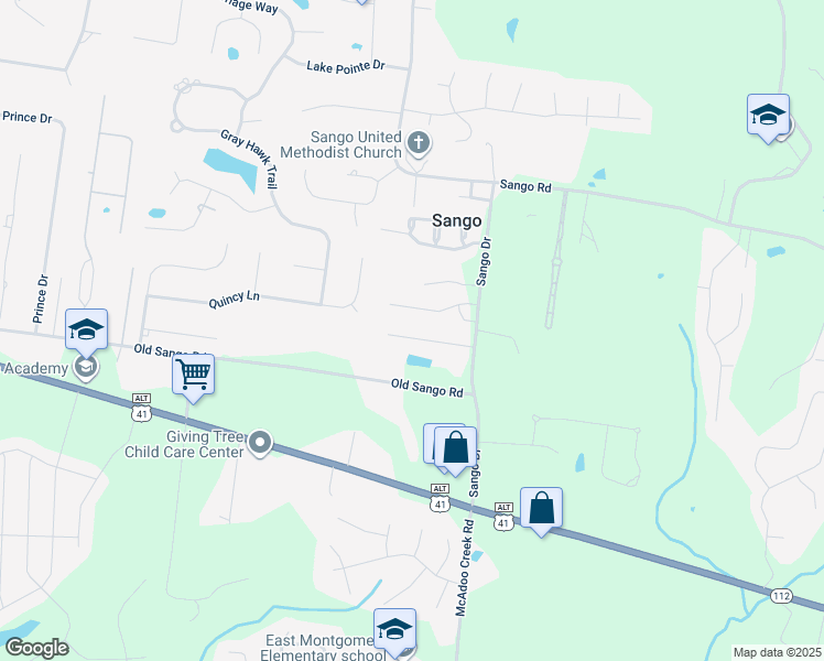 map of restaurants, bars, coffee shops, grocery stores, and more near 3169 Austin Brian Court in Clarksville