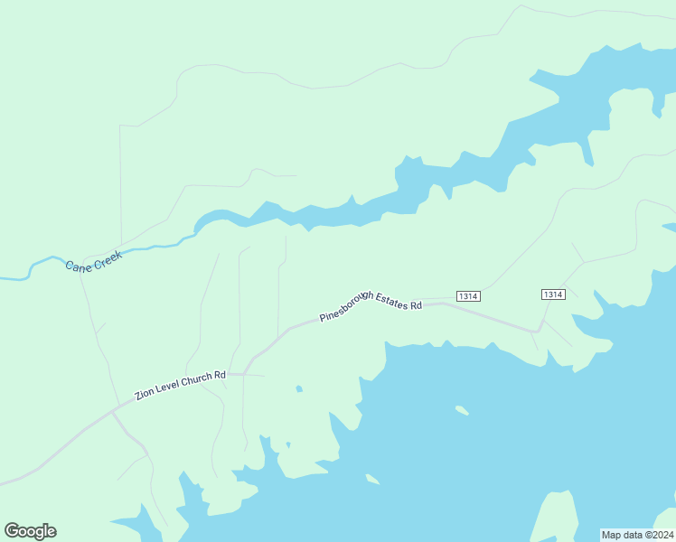 map of restaurants, bars, coffee shops, grocery stores, and more near 331 Pinesborough Estates Road in Semora
