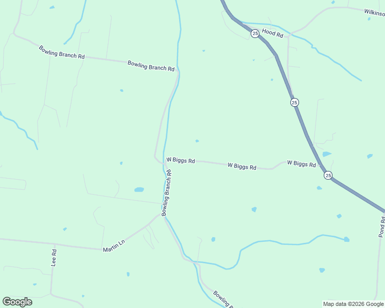 map of restaurants, bars, coffee shops, grocery stores, and more near 226 West Biggs Road in Cottontown