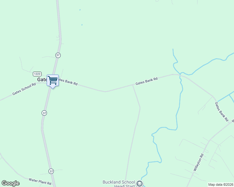 map of restaurants, bars, coffee shops, grocery stores, and more near 92 Gates Bank Road in Gates