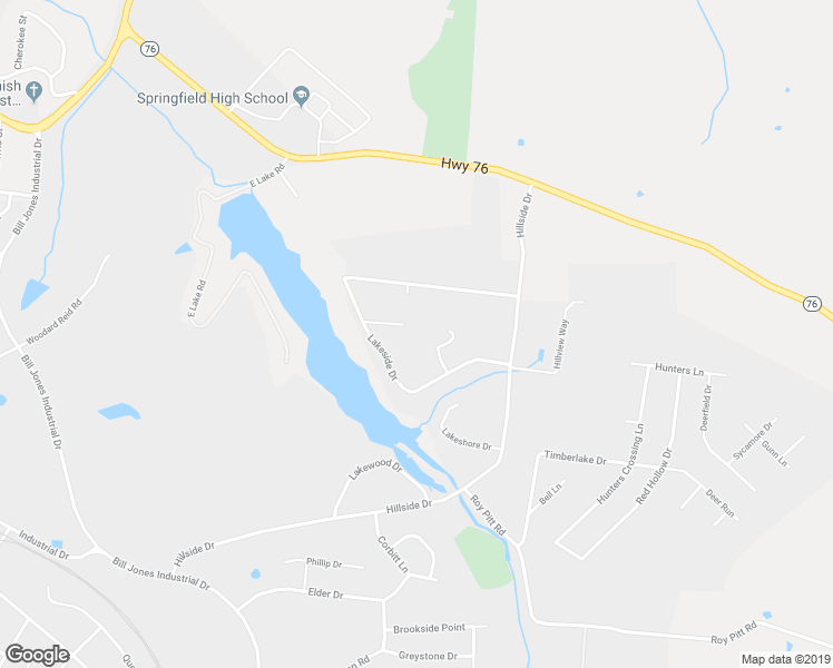 map of restaurants, bars, coffee shops, grocery stores, and more near 790 Spring Circle in Springfield