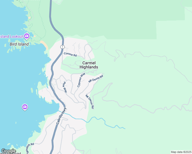 map of restaurants, bars, coffee shops, grocery stores, and more near 73 Mount Devon Road in Carmel