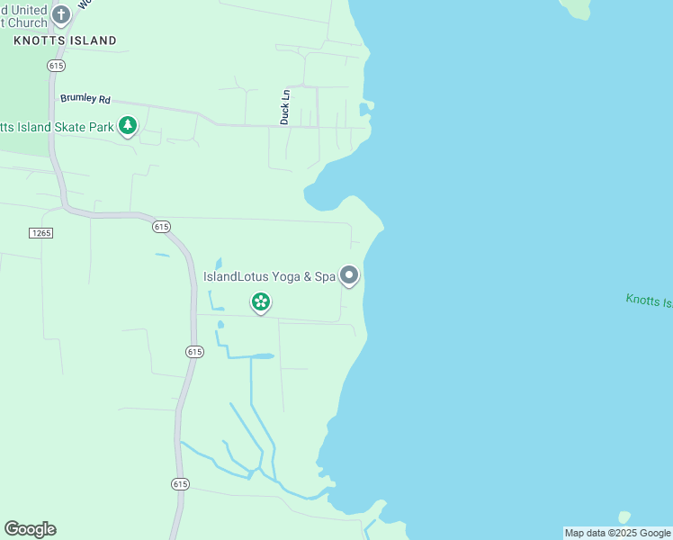 map of restaurants, bars, coffee shops, grocery stores, and more near 213 Parker Road in Currituck County
