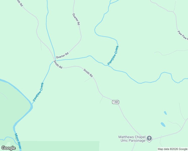 map of restaurants, bars, coffee shops, grocery stores, and more near 1439 Smith Road in Stoneville