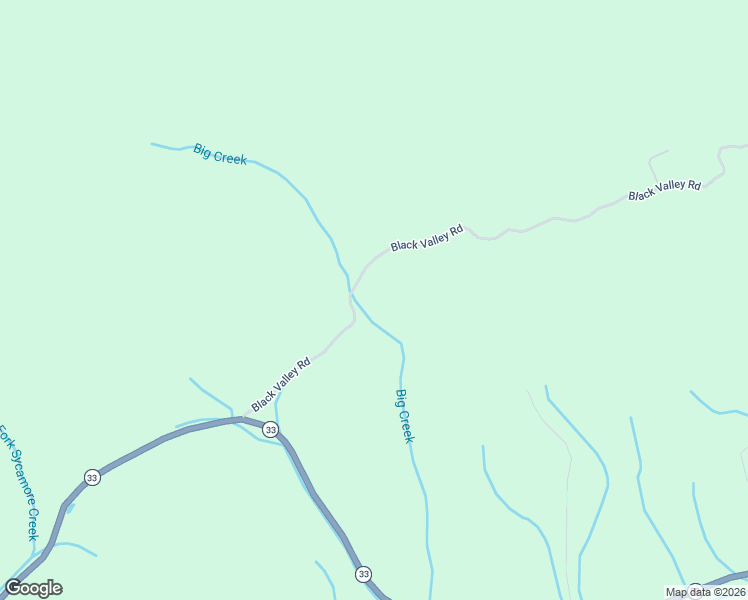 map of restaurants, bars, coffee shops, grocery stores, and more near Black Valley Road in Sneedville