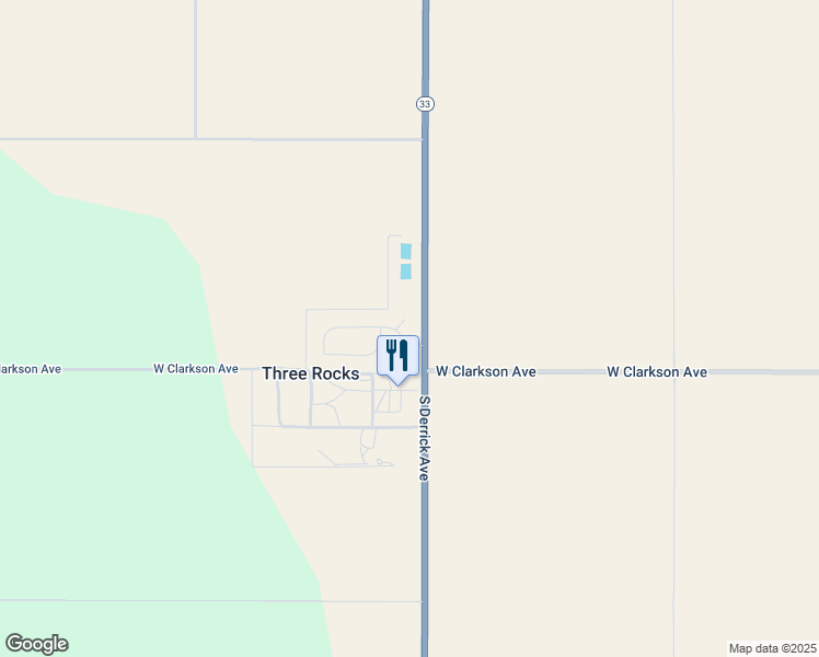 map of restaurants, bars, coffee shops, grocery stores, and more near 33048 West El Progresso Avenue in Cantua Creek