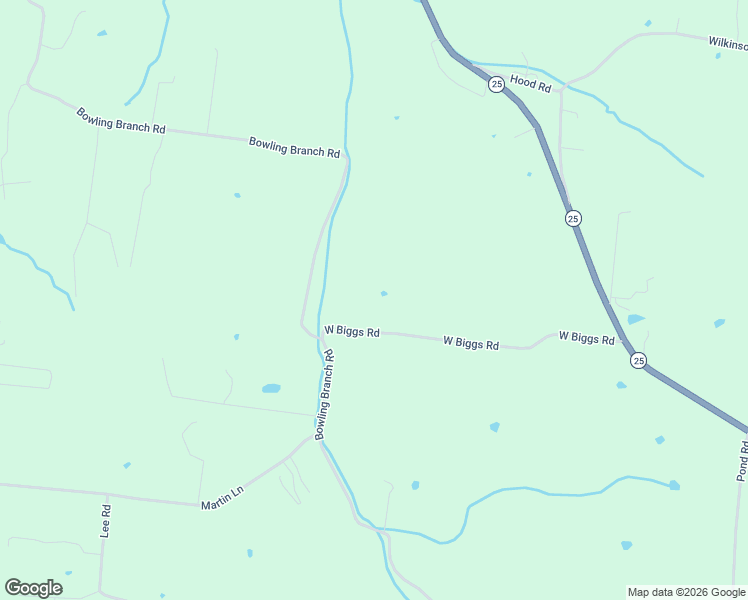 map of restaurants, bars, coffee shops, grocery stores, and more near 226 West Biggs Road in Cottontown