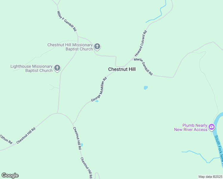 map of restaurants, bars, coffee shops, grocery stores, and more near 554 George McMillan Road in Crumpler