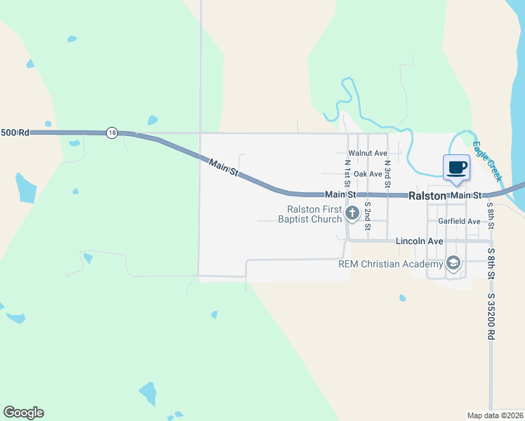 map of restaurants, bars, coffee shops, grocery stores, and more near 543 Garfield Avenue in Ralston
