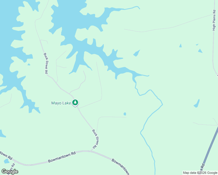 map of restaurants, bars, coffee shops, grocery stores, and more near 256 Shady Oak Road in Roxboro