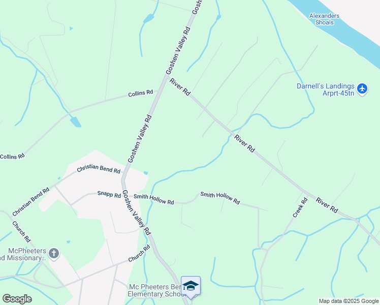 map of restaurants, bars, coffee shops, grocery stores, and more near 216 River Road in Church Hill