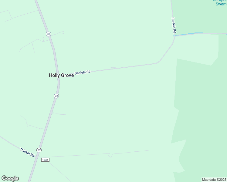 map of restaurants, bars, coffee shops, grocery stores, and more near 97 Daniels Road in Corapeake