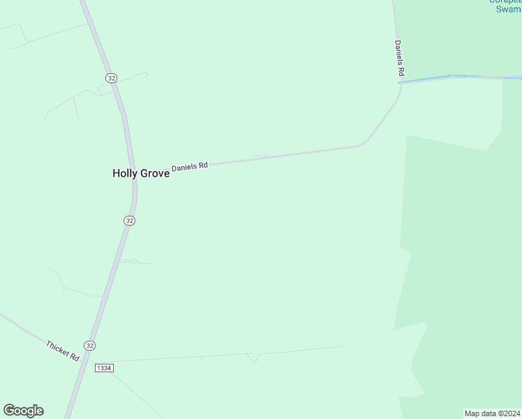 map of restaurants, bars, coffee shops, grocery stores, and more near 97 Daniels Road in Corapeake