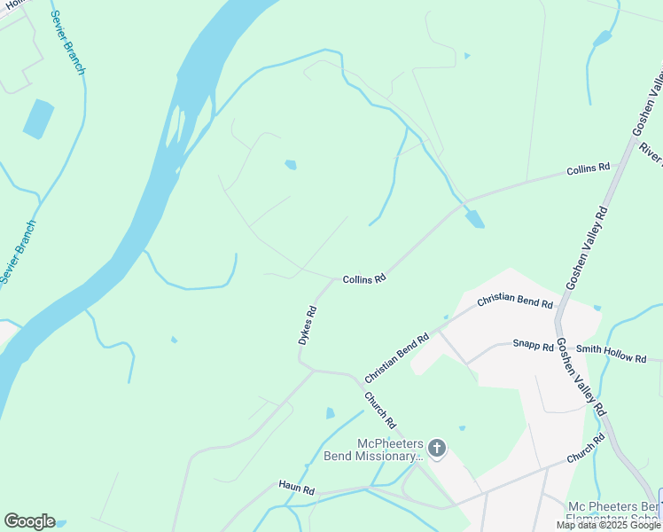 map of restaurants, bars, coffee shops, grocery stores, and more near 284 Dykes Road in Church Hill