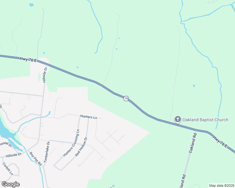 map of restaurants, bars, coffee shops, grocery stores, and more near 5610 Tennessee 76 in Springfield