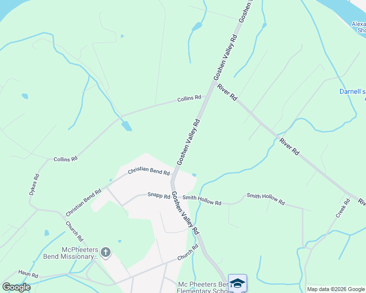 map of restaurants, bars, coffee shops, grocery stores, and more near 660 Goshen Valley Road in Church Hill