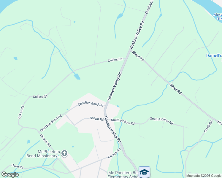 map of restaurants, bars, coffee shops, grocery stores, and more near 660 Goshen Valley Road in Church Hill