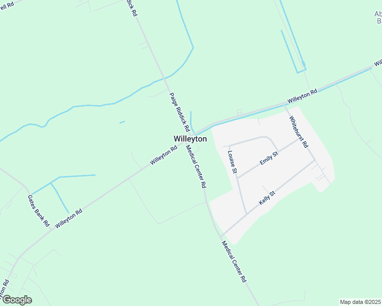 map of restaurants, bars, coffee shops, grocery stores, and more near 1300 Medical Center Road in Gates