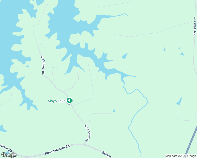 map of restaurants, bars, coffee shops, grocery stores, and more near 256 Shady Oak Road in Roxboro