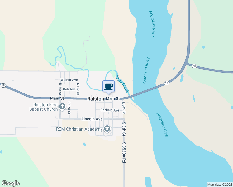 map of restaurants, bars, coffee shops, grocery stores, and more near 743 Main Street in Ralston
