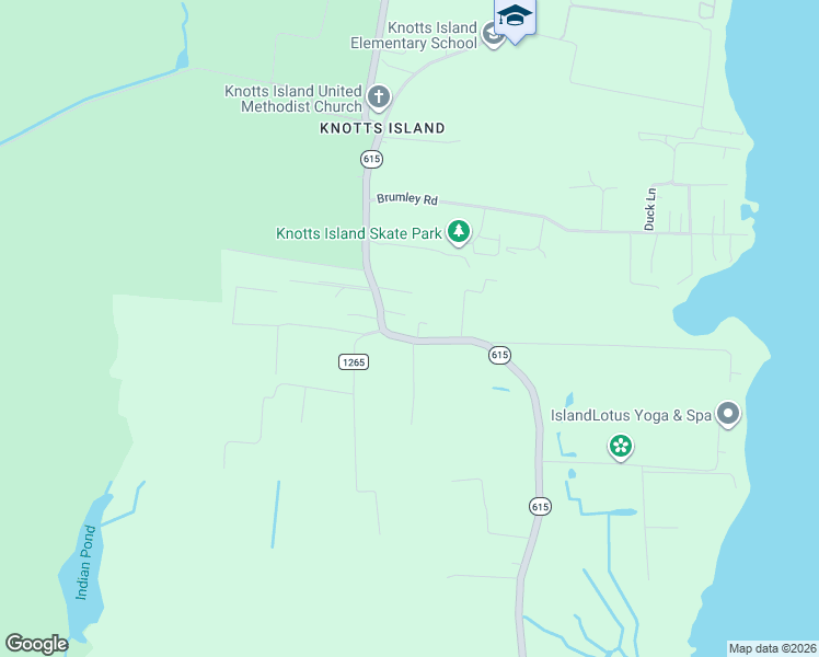 map of restaurants, bars, coffee shops, grocery stores, and more near 115-139 S Hemsath Rd in Currituck