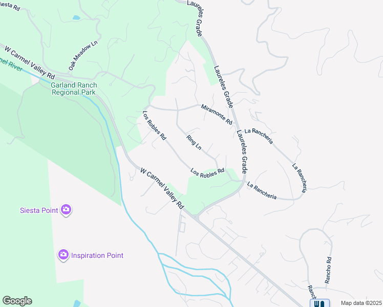 map of restaurants, bars, coffee shops, grocery stores, and more near 13 Ring Lane in Carmel Valley