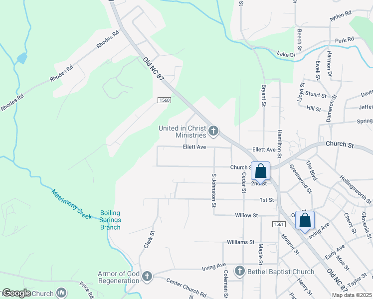 map of restaurants, bars, coffee shops, grocery stores, and more near 1144 Ellett Avenue in Eden