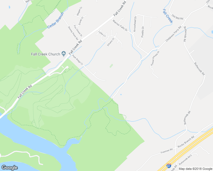 map of restaurants, bars, coffee shops, grocery stores, and more near 268 Park Ridge Court in Kingsport