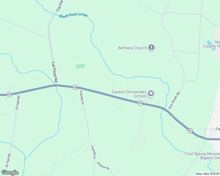 map of restaurants, bars, coffee shops, grocery stores, and more near 130 Sandy Ridge Lane in Gaston