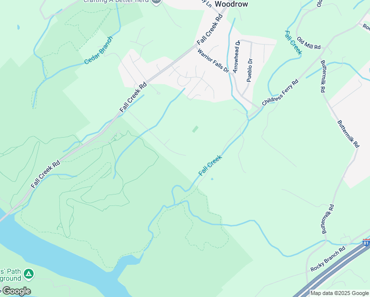 map of restaurants, bars, coffee shops, grocery stores, and more near 265 Park Ridge Court in Kingsport