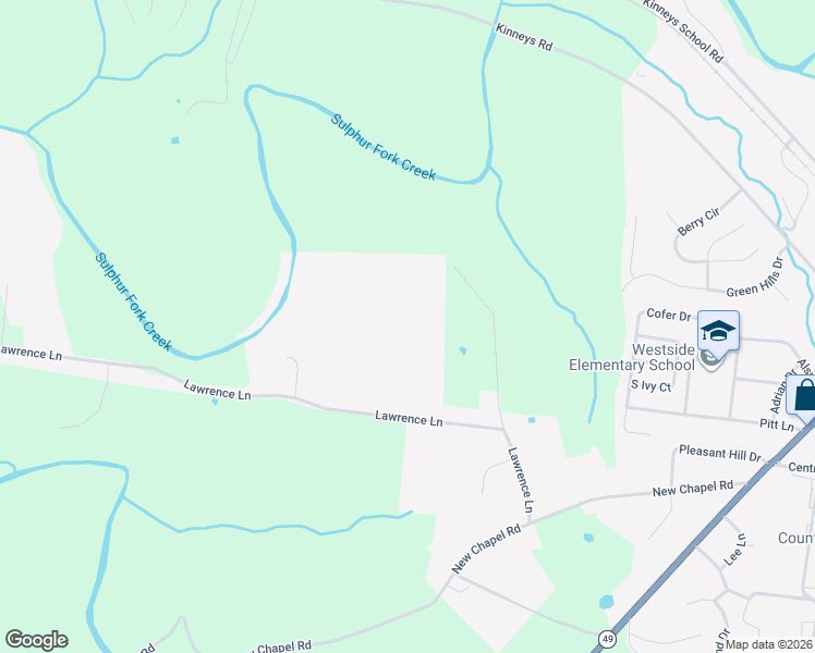 map of restaurants, bars, coffee shops, grocery stores, and more near 232 New Chapel Club Rd in Springfield