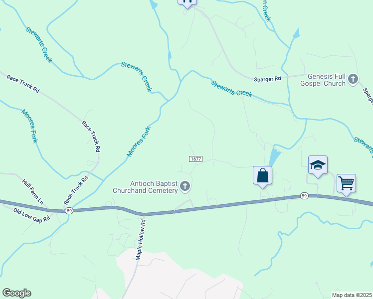 map of restaurants, bars, coffee shops, grocery stores, and more near 169 Hutchins Street in Mount Airy