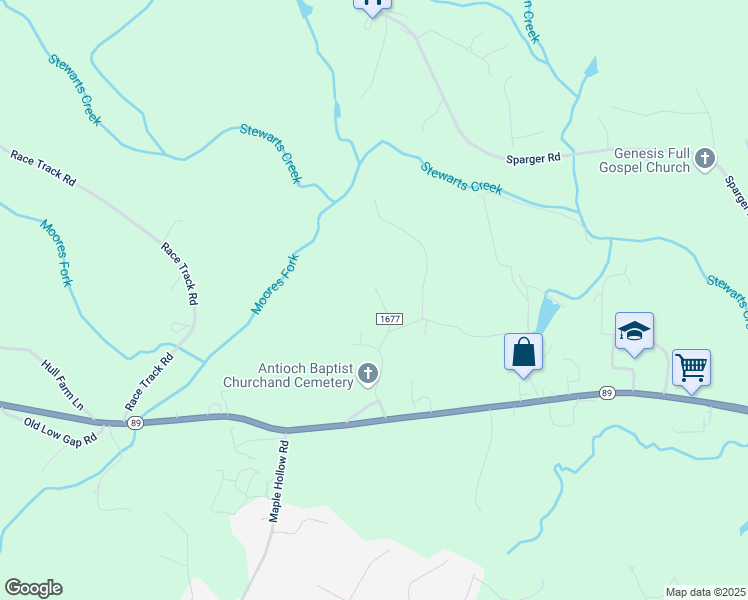 map of restaurants, bars, coffee shops, grocery stores, and more near 169 Hutchins Street in Mount Airy