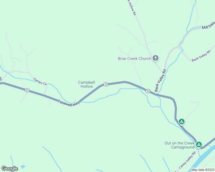 map of restaurants, bars, coffee shops, grocery stores, and more near 3803 Tazewell Highway in Sneedville