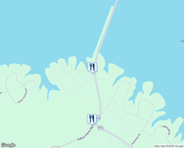 map of restaurants, bars, coffee shops, grocery stores, and more near 1847 Eaton Ferry Road in Littleton
