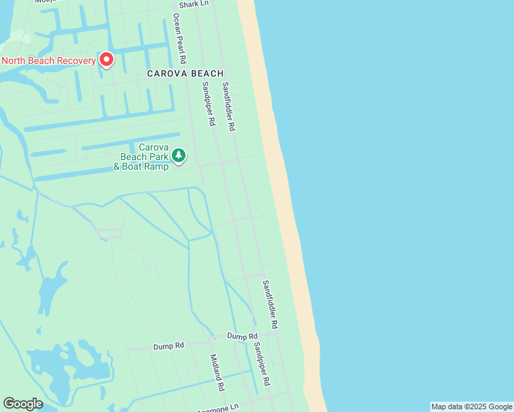 map of restaurants, bars, coffee shops, grocery stores, and more near 2079 Sandfiddler Road in Corolla