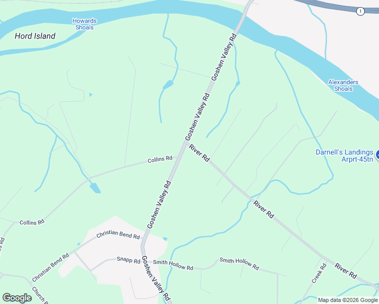 map of restaurants, bars, coffee shops, grocery stores, and more near 106 River Road in Church Hill